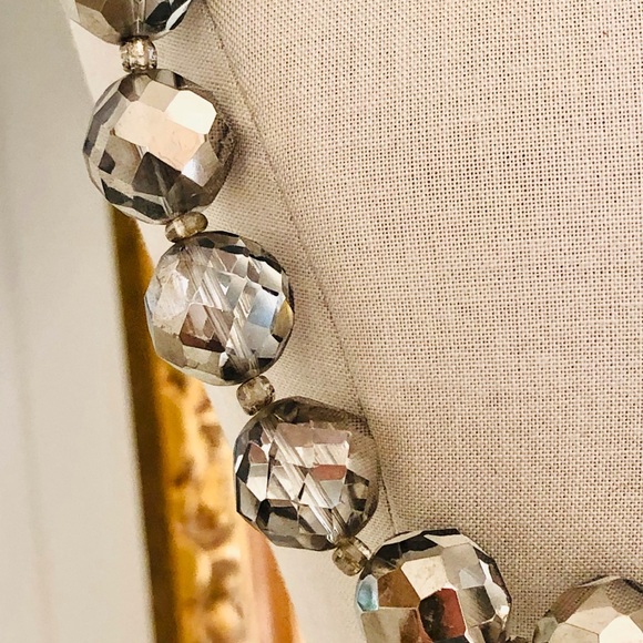 Vintage Crystal Necklace & Peacock AB Earrings 🦚 - Picture 8 of 12